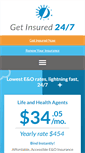 Mobile Screenshot of getinsured247.com